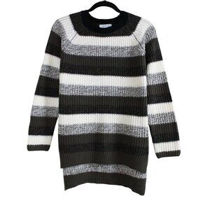 My Style Striped Hi-low Sweater
